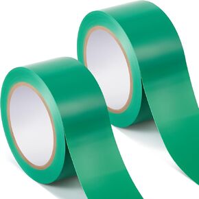 2 Pcs MLV Seam Tape 2" x 108' Vinyl Acoustic Sealant Tape Vinyl Seam Tape for Mass Loaded Vinyl Noise Barriers Installation Walls and Ceilings, Green