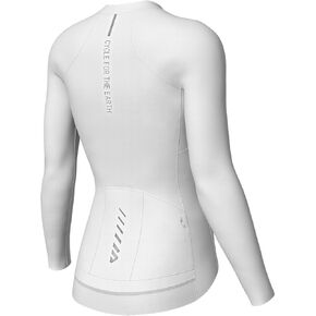 Wulibike Cycling Jersey Women Long Sleeve,Bike Shirts for Women Biking Tops Breathable Cycle Jerseys with 4 Pockets