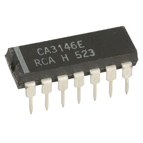 High Voltage 5-Transistor Array 14-Pin