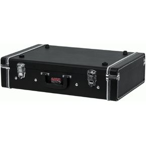 Gator Cases Gig Box Jr. Pedal Board with Built in 3x Guitar Stand and G-BUS Multi Output Power Supply | Fits Most Electric and Acoustic Guitars; Pedal Surface 21.5" x 15" (GW-GIGBOXJRPWR)