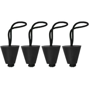 LIXADA Best Universal Kayak Scupper Plug Kit Kayak Scupper Plug Kit Canoe Drain Holes Stopper Bung - 4/6/8 Packs