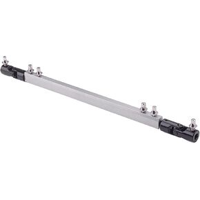 Alnicov Double Drum Pedal Link Bar Bass Drum Pedal Drive Shaft Replacement for Drum Kit Silver