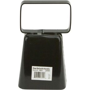 Neogen 7605 w/Handle Metal Cow Bell, Black