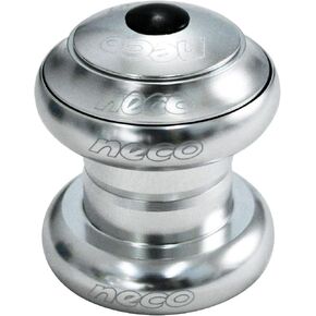 NECO 1" CNC Threadless 1 Inch Headset, Silver, NC2865