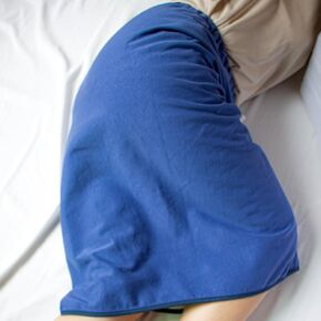 Adult Wearable Incontinence Mattress Reusable Incontinence Mattress Diaper Skirt and Underpads Waterproof Skirt, Washable Mattress Cover, snap Fastener for ,Elderly,bedridden Patients (L)