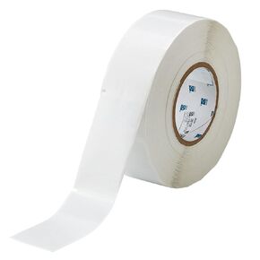 Brady THT-27-427-1 2" Width x 3.75" Height, B-427 Self-Laminating Vinyl, Matte Finish White/Translucent Thermal Transfer Printable Label (1000 per Roll)