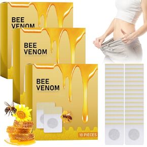 Bee Venom Patches, Bee Venom Lymphatic Drainage Patches, Bee Venom Lymphatic Patches for Women & Men (30Pcs)