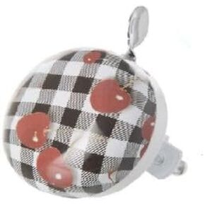 Cheeseburger Bicycle Fun Bell for MTB Road Cruiser Bikes Burger/Hamburger, Strawberry Bell for Kids Bike, Cherry Bell with Plaid. Also, Solid Color Bells for BMX and Fixie Bikes