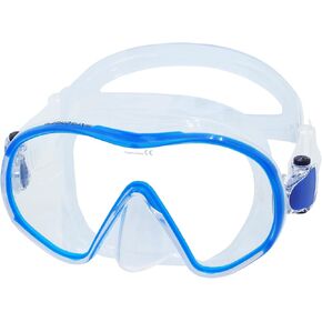 قناع الغوص HydroSeal - نافذة واحدة، رؤية بانورامية واسعة، زجاج مقسى مضاد للضباب - قناع غوص، قناع غوص، قناع غطس للبالغين