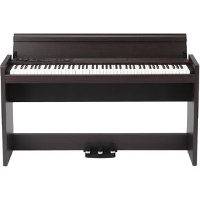 KORG, LP-380U Digital Home Piano with 88-Key Fully Weighted Keyboard, Built-in Speakers, Furniture Stand, and 3-Pedal Unit (LP-380-BK-U)