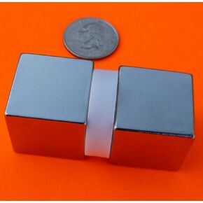 Super Strong Neodymium Magnet N52 1" Cube Permanent Magnet, The World’s Strongest & Most Powerful Rare Earth Magnets by Applied Magnets 2Pc