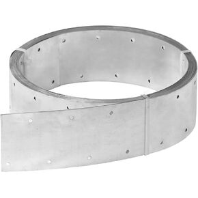 3⅛" (80mm) Width x 32 ft Length Steel Tension Tie Strapping Coil Strapping Extra Width Commercial Strapping, 27 Gauge Utility Strap for Wall Studs,Bottom of Floor Joists, Shear Wall X-Bracing
