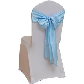 25pcs Decorative Party Chair Sashes,Banquet Satin Chair Ribbons,Wedding Chair Sashes Bows,Chair Ties for Trade Shows Christmas Events Baby Shower Birthday Party,Yellow in Kuwait