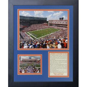 مجموعة صور مجمعة مؤطرة من Legends Never Die Florida Gators Ben Hill Griffin Stadium، مقاس 11 × 14 بوصة in Saudi Arabia