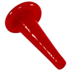 Caplugs 99191866 Plastic Tapered Plug. Max Hole Dimension TP-4, Vinyl, Medium Hole Dimensions .15" Mini Hole Dimensions .07" Length .625", Red (Pack of 1000)