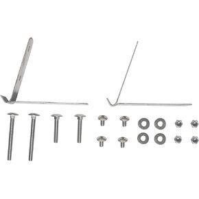 Extreme Max 3005.3386 Replacement J-Hooks for Aluminum Pontoon/Dock Ladder