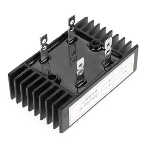 Bridge Rectifier 2-Phase, 2-Phase Diode Bridge Rectifier, 100A 1600V Voltage High Power Bridge Rectifier with Heatsink Good, electronic components