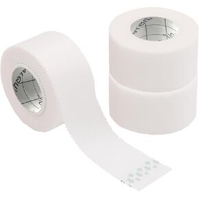 Silk Like Medical Tape - Durable Cloth Medical Tape - 1 in x 10yd, 12 Rolls - Surgical Tape Woven for Strongly Holding Large Dressings, Securing Splints, and Ideal for Long-Term Care