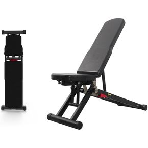 DHT Strength Training Adjustable Benches, Weight Bench for Full Body Workout with Fast Folding, Stable Incline Decline Bench B2 for Home, Gym, Sit up Bench