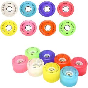 Luminous Light Up LED Quad Roller Skate Wheels - Now in 9 Colors with BankRoll Bearings Installed