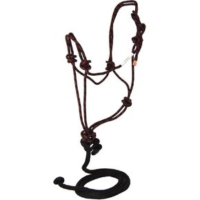 Halter Rope W/8Ft Lead Black