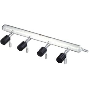 مشعب التفريغ Synthware M202404، صمامات التفريغ العالية، المنافذ 4، حجم الصمام 0-4 مم، وصلة الخرطوم اليمنى in Kuwait