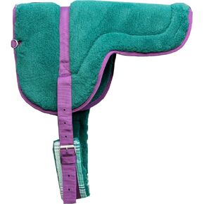 Kensington Fleece Bareback Pad — Heavy Duty Saddle Fleece with 1" Thick Foam Center — Measures 29" Long and 36" Wide