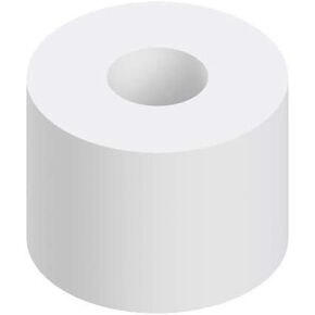 Nylon Spacer 3/8" Thick, 1/2" OD 0.194" ID, 50 Pack for VEX Robotics