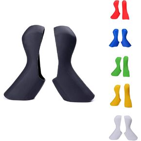 STI Bike Grips Lever Hoods Compatible with Shimano Ultegra 105 ST-R7025/ST-R7020 Shift Cover,Pair of Brake Grips Hoods,Bicycle Brake Grips Cover,Multicolored/One Size