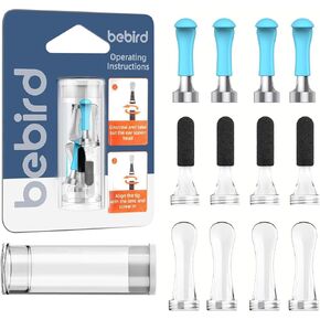 BEBIRD Replacement Tips for Ear Camera R1-12 PCS Ear Wax Removal Tips for Wet/Dry Earwax Cleaning - Ear Spoons Accessories Set for Bebird R1 / T15 / R3 / W3 / X3 / M9 / D3Pro