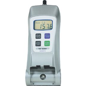 Shimpo FGE-500HXY Digital Force Gauge, 500 lb/200 kg/2500 N Measuring Range, 4-Digit LCD Display, 0.2% Accuracy