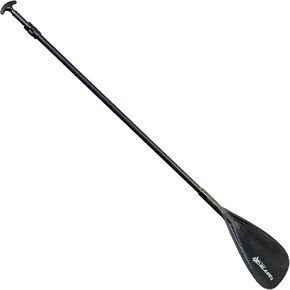 SeaSense Ex-O Blade 2 Adjustable Stand-Up Kayak Paddle, Black, 63" - 82" - Aluminum Shaft, Comfort Grip Knob - For Adults, Great for Recreational Paddling, Touring, Racing & SUP Yoga
