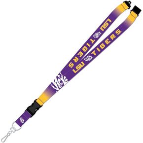 LSU Tigers Crossover Lanyard, Great Gift/Merchandise for Sports Fans. in Saudi Arabia