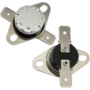 2-Pack KSD301 10A 250V Thermal Switch 150 Centigrade Thermostat Temperature Normally Open Switch