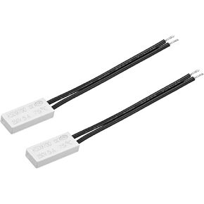 uxcell Normally Close Temperature Switch, 75℃ N.C 5A Thermal Switch Thermostat Temperature Control Switch Controller 2pcs