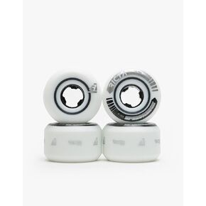 RICTA WHEEL DYNAMICS Unisex Ricta Speedrings Wide 99a Skateboard Wheels, White, 53 mm UK