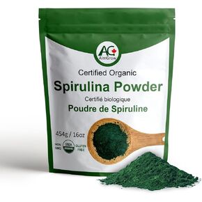 Spirulina Powder 1lb 454g Canadian Organic