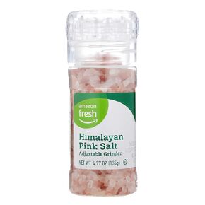 Amazon Fresh, Pink Himalayan Salt Grinder, 4.77 Oz