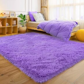 Fluffy Small Rugs for Bedroom, Cute Rectangle Plush Carpet for Kids/Girls Room, Nursery & Dorm Decor, 2x3 Feet Soft Modern Indoor Shag Area Rug for Living Room, Non-Slip Fuzzy Floor Rugs, Pink