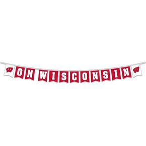 Wisconsin Badgers Banner String Pennant Flags