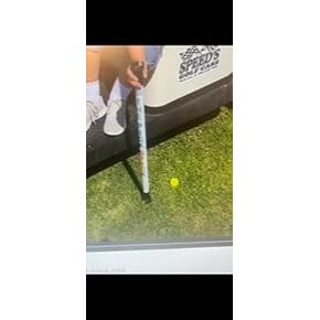Watch Video- 32" Double HEADHEADED-Golf Ball Scramble Pick UP Stick. Scramble Pick Stick from Golf CART !!
