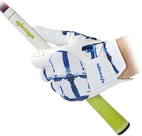 Golf Glove for Men's Left Hand White Soft Leather Breathable Professional Golf Hand Wear in Saudi Arabia