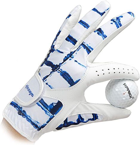 Golf Glove for Men's Left Hand White Soft Leather Breathable Professional Golf Hand Wear in Saudi Arabia