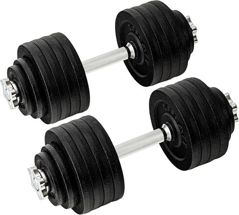 Yes4All Adjustable Dumbbell Set with Weight Plates, Star Lock Collars/Connector, 40lbs to 200lbs Adjustable Weight Plates Set in Saudi Arabia