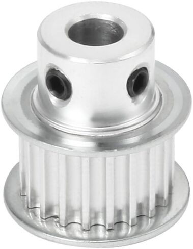 uxcell Aluminum 20T 7mm Bore 3mm Pitch Timing Belt Pulley with Bearing for 10mm Belt in Saudi Arabia