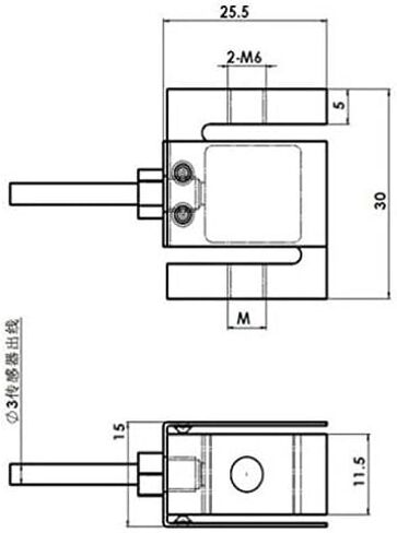 DYLY106 Micro Size 2KG S Beam Load Cell Tension and Compression Sensor in Saudi Arabia