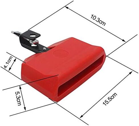 Cow Bell,5 inch ABS Plastic Cow Bell Noisemaker with Stick for Percussion Musical Instruments in Saudi Arabia