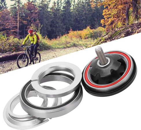 Keenso Bike Headset Bearings, 41.8?52mm M4/5 Mountain Road Bike Bearing Headset Straight Tapered Tube Parts in Saudi Arabia