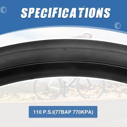 Road Bike Tire 1/2 Pack 700 * 25C/28C Bike Replacement Tire Folding Replacement Tire for Bicycle, Wear-Resistant，1/2Pack，Folding Bead，700 * 25C/28C，Black in Saudi Arabia