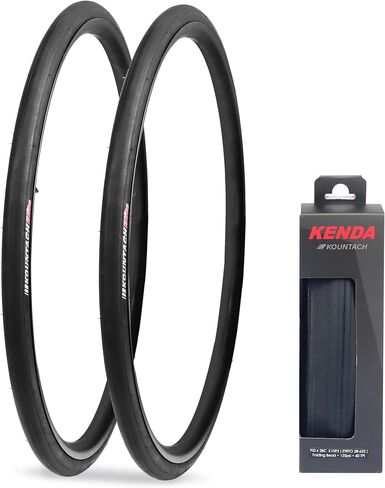 Road Bike Tire 1/2 Pack 700 * 25C/28C Bike Replacement Tire Folding Replacement Tire for Bicycle, Wear-Resistant，1/2Pack，Folding Bead，700 * 25C/28C，Black in Saudi Arabia
